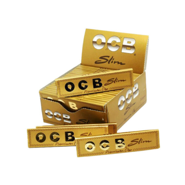 OCB Gold Slim Paper 109 x 44 mm – Tai ne tiesiog popieriai, tai aukso standartas - Image 2