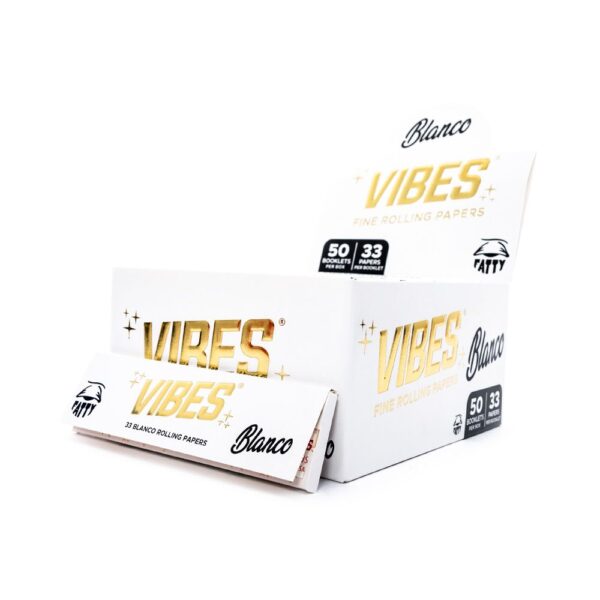 VIBES Rolling Papers Fatty Blanco Ultra Wide – Kai nori sukti kaip tikras meistras - Image 2