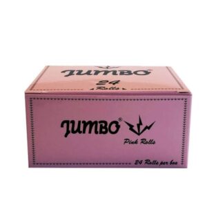 Jumbo Pink Rolls Rolling Paper – Išskirtinumas ir spalva tavo rūkymo akimirkoms