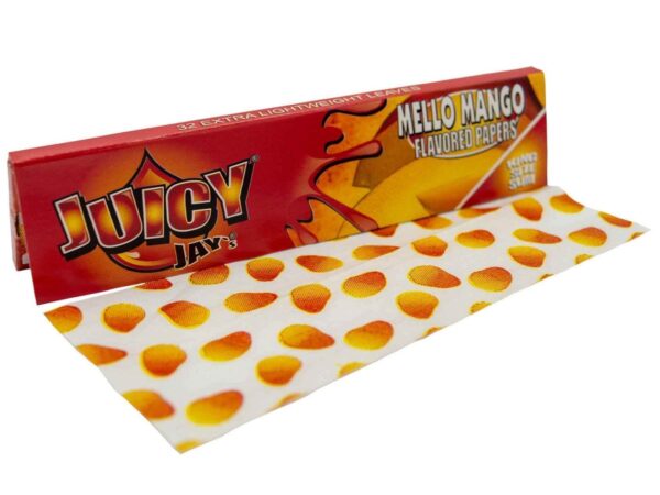 Juicy Jay King Size Mello Mango – Tropinė vaisių salduma kiekviename popieriuke