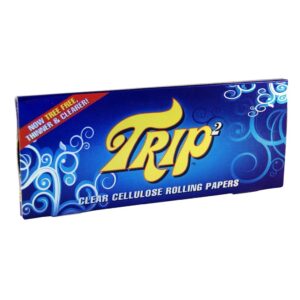 Trip Transparent Kingsize Slim Rolling Papers – Mėgaukis skaidrumu ir unikalumu kiekviename popieriuke!